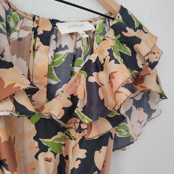 The GREAT. the Parish dress in victorian rose, 2 (medium) - Picture 11 of 14